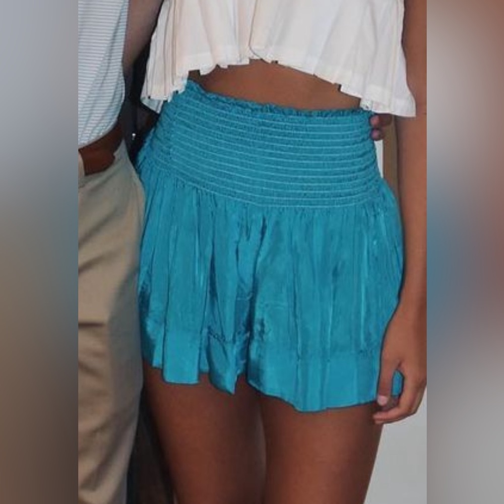 Erica Koch Shorts size small tourquoise